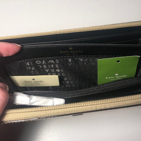 Kate Spade Mavis Street Gold Zipper Clutch Wallet - Picture 4 of 5